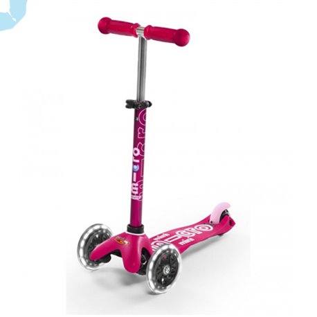 MINI MICRO DELUXE LED PINK SCOOTER